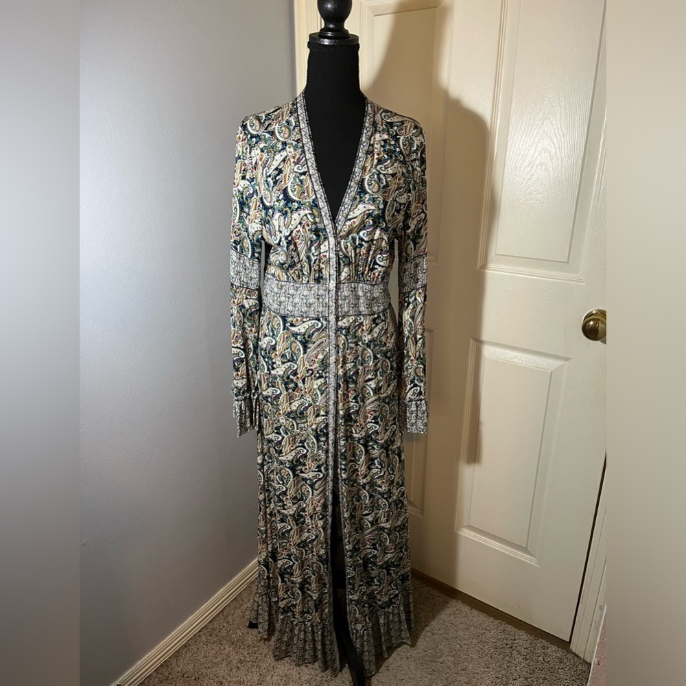 Vintage Boho paisley dress/duster